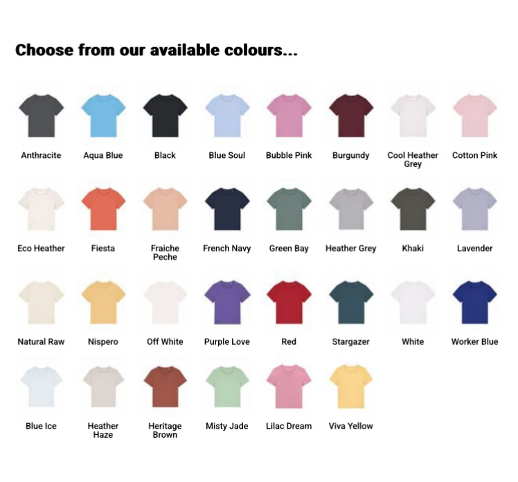 Customised T-Shirts( Front & Back)