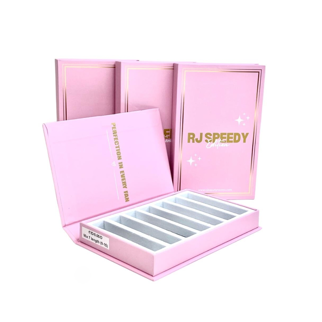 8D, RJ Speed Strips, Gemengde Lengte 8mm-14mm (800 Fans) D Krul 0,07