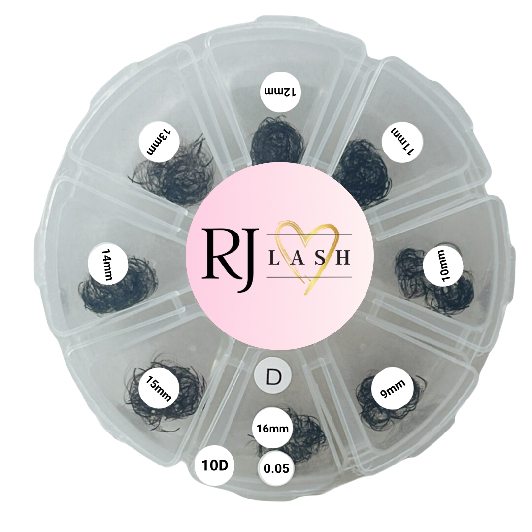 10D Gemengde lengten 9-16 mm - 0,05 (800 Fans)