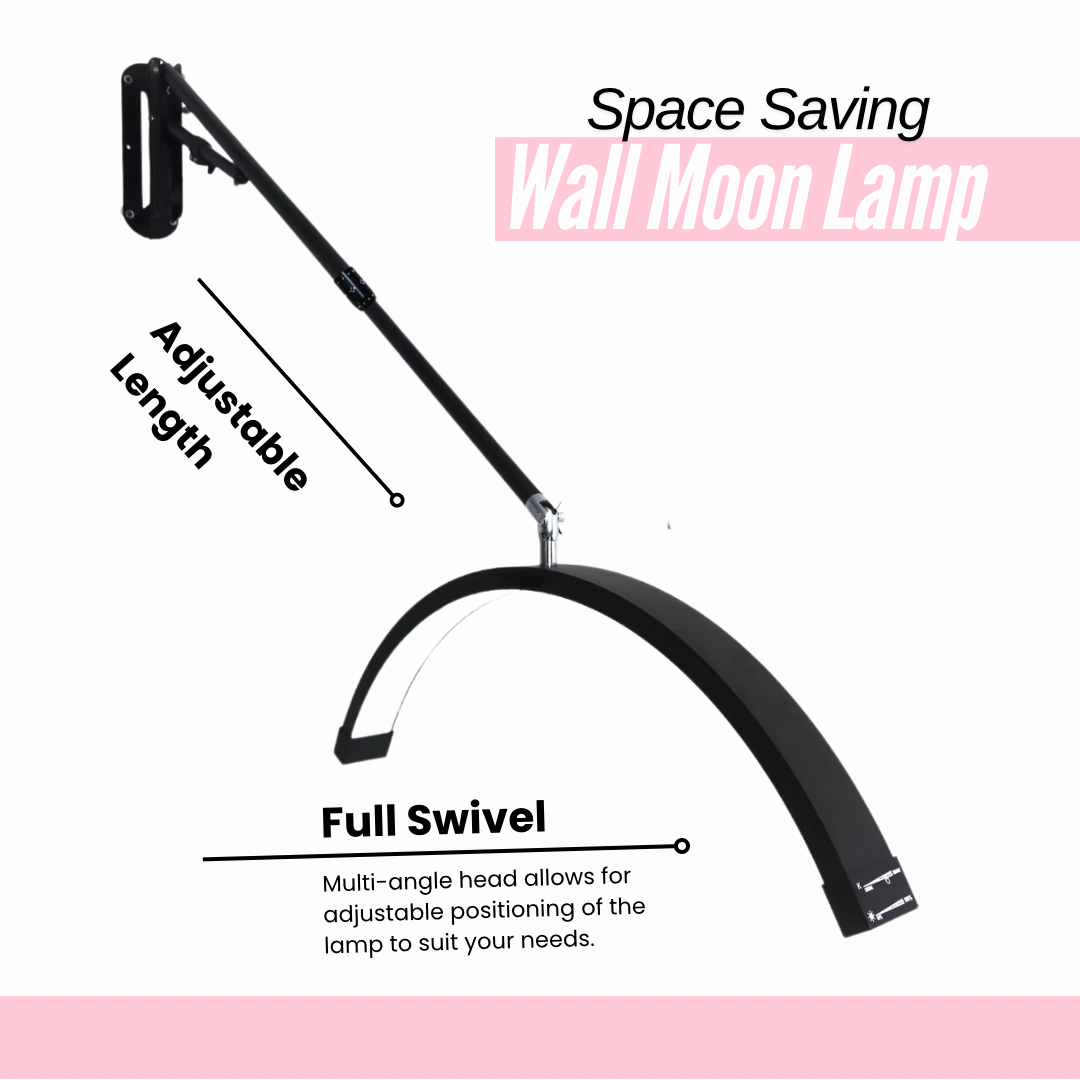 Wandmontierte Halbmond-Schönheitsleuchte
