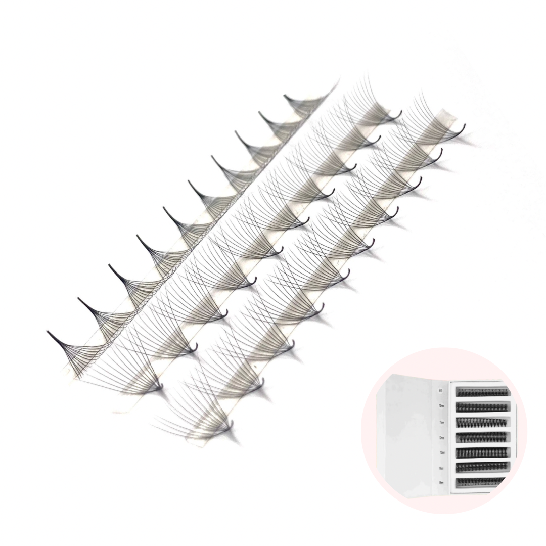 12D, RJ-snelheidsventilatoren, gemengde lengte 9mm-15mm (800 ventilatoren) 0,05 D krul