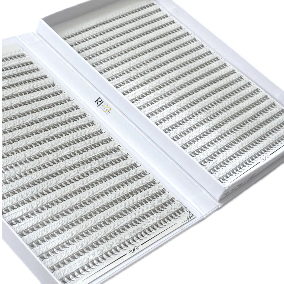 14D, Gemischte Längen - Pro-Made Trays XXL, D Curl 0.05 (800 Fans)