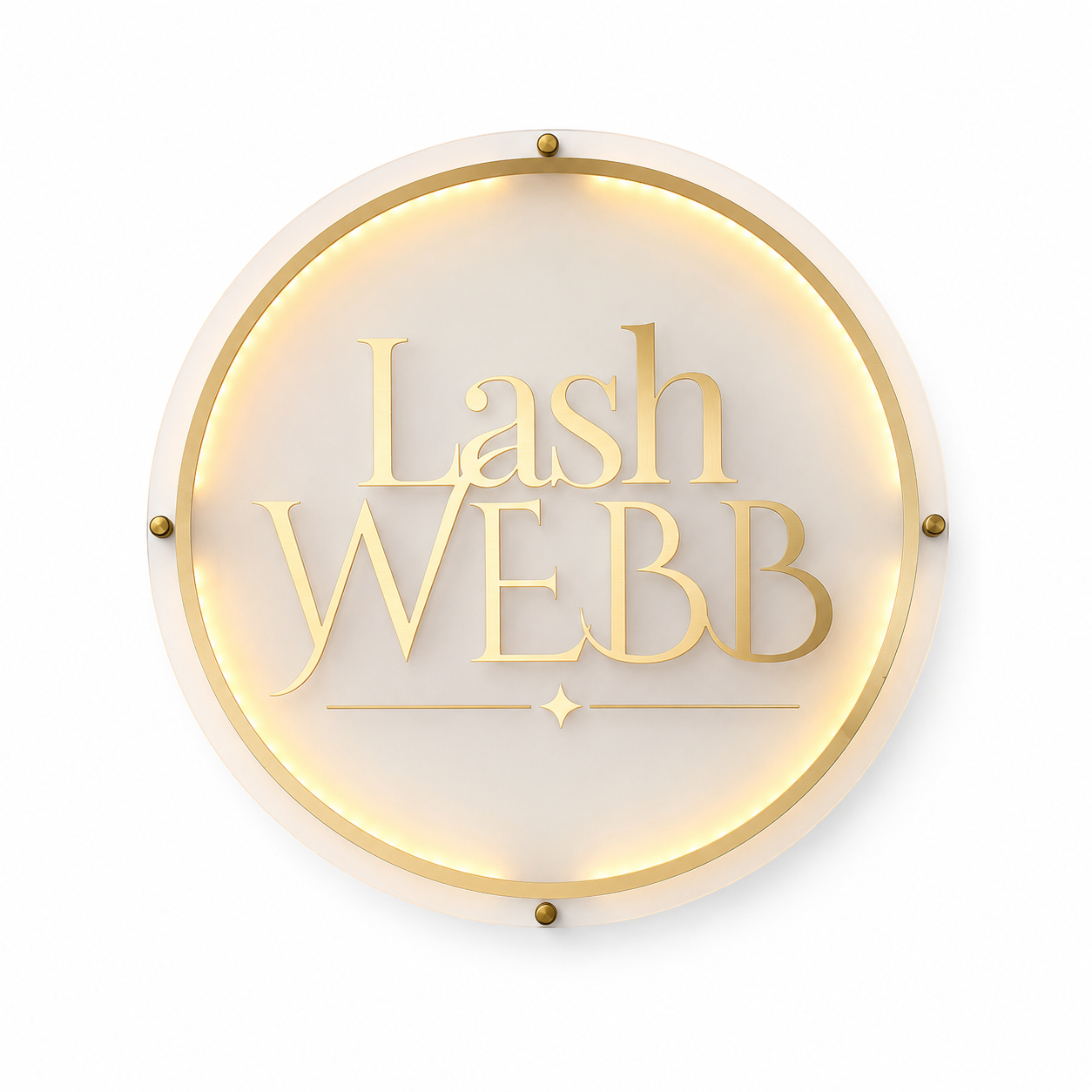 Custom Acrylic LED Backlit Logo Sign | Business & Salon Signs