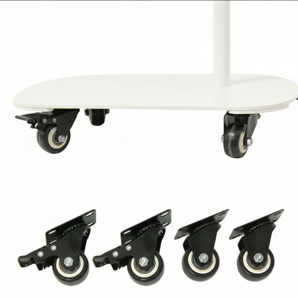 Moon Pro Wheel Set – Premium Add-On for Floor Lamps | 360° Rotating, Lockable Castors