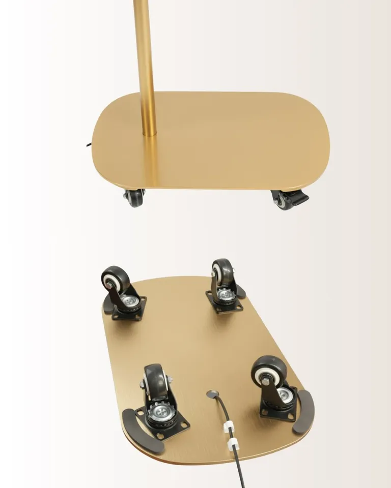 Moon Pro Wheel Set – Premium Add-On for Floor Lamps | 360° Rotating, Lockable Castors