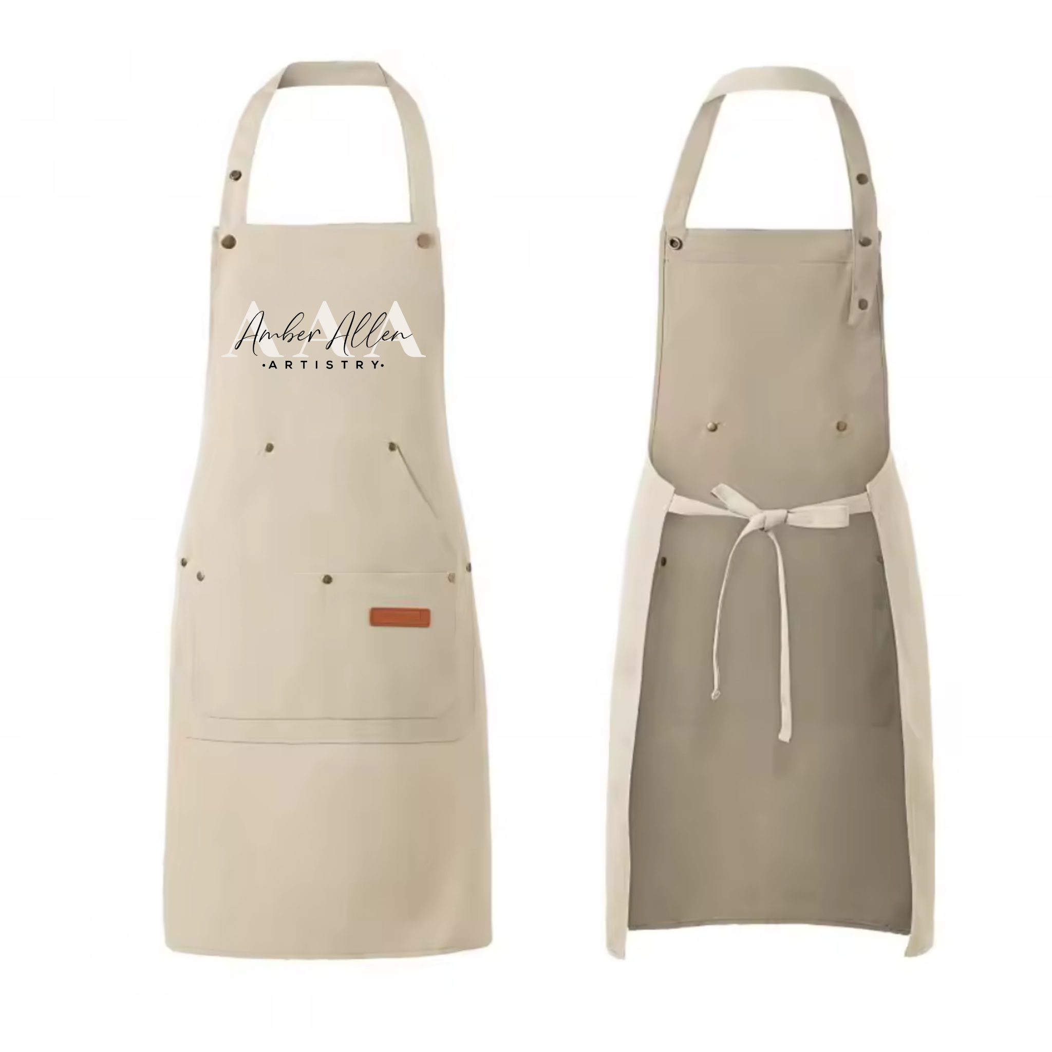 Pocketed Customised Beauty Aprons
