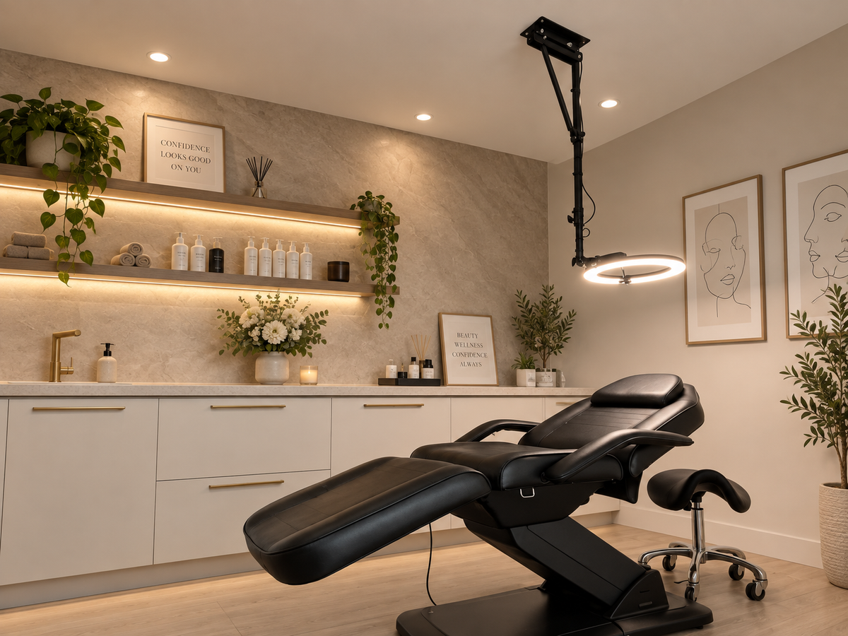 Professional Wall Mounted Ring Light – 14", 18" & 21" | Beauty, Barber & Tattoo Studio Lighting