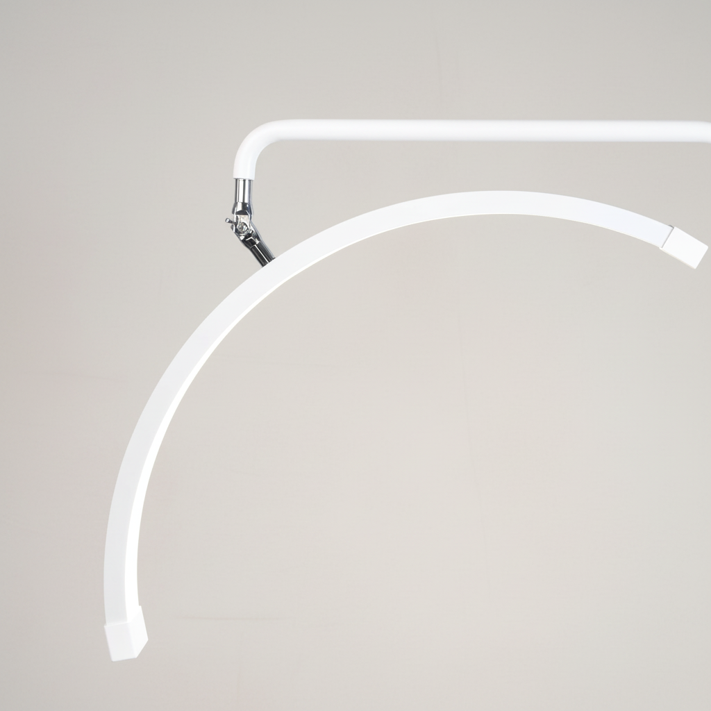 White Moon Pro X professional beauty lighting tilted at an angle 