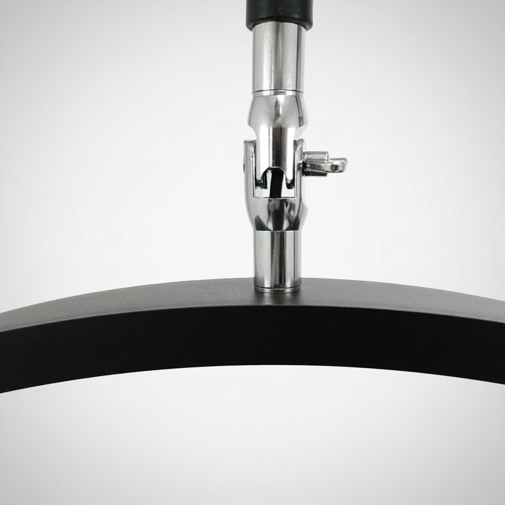 Close up of the multi-angle system fitting on aesthetic light