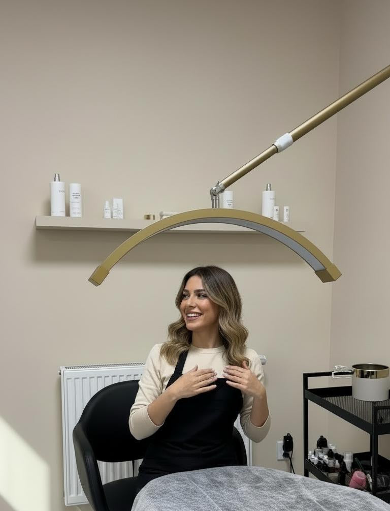 Wandmontierte Halbmond-Schönheitsleuchte