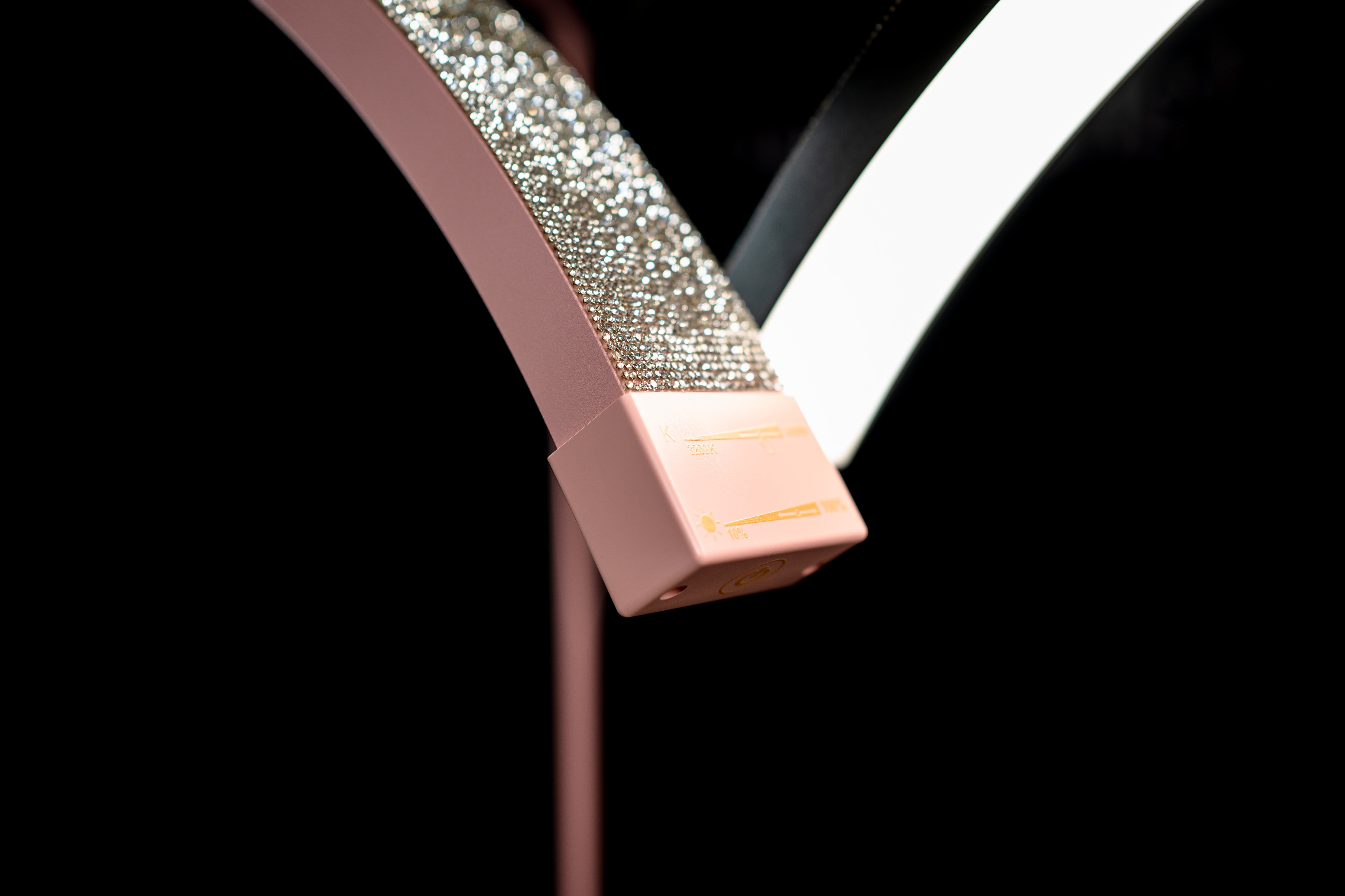Close-up of Pink diamond moon light 